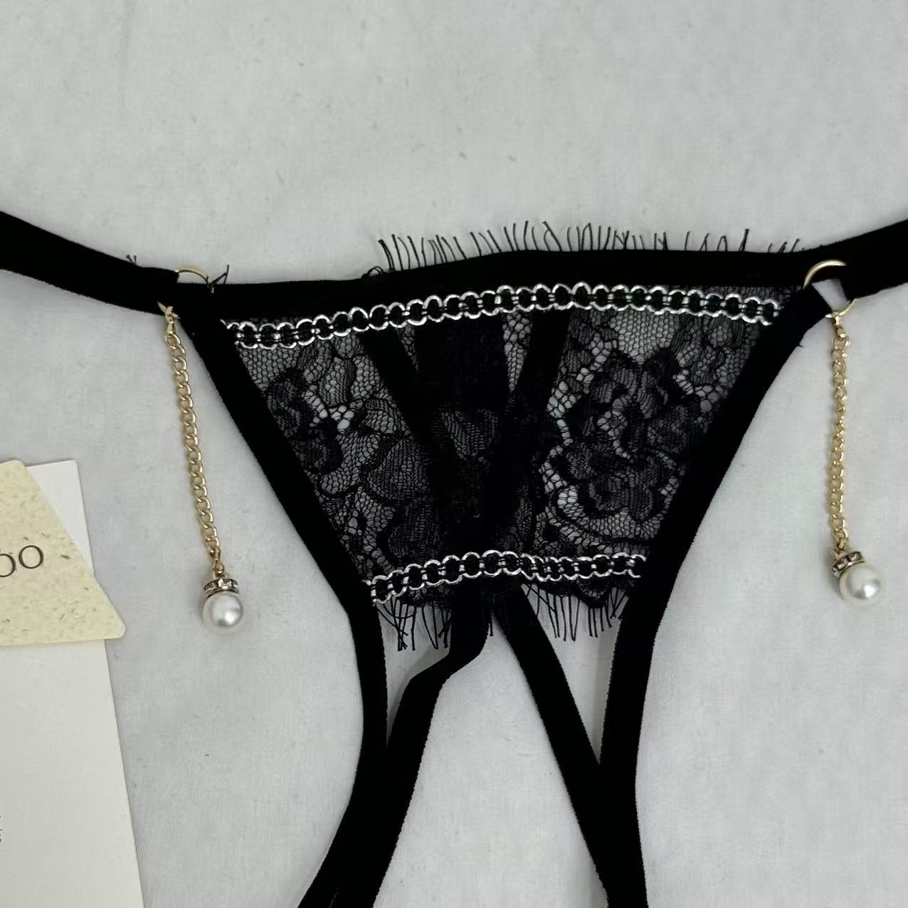Lace European And American Style Low-Waisted Thongs
