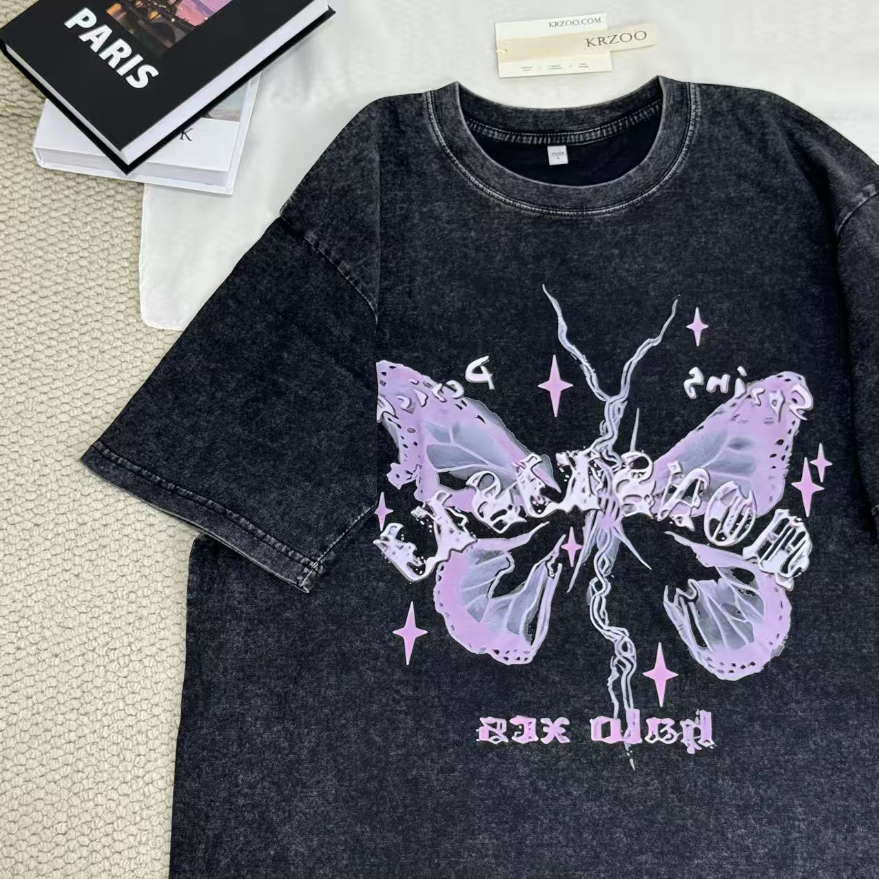 Printed Washed Vintage T-Shirt