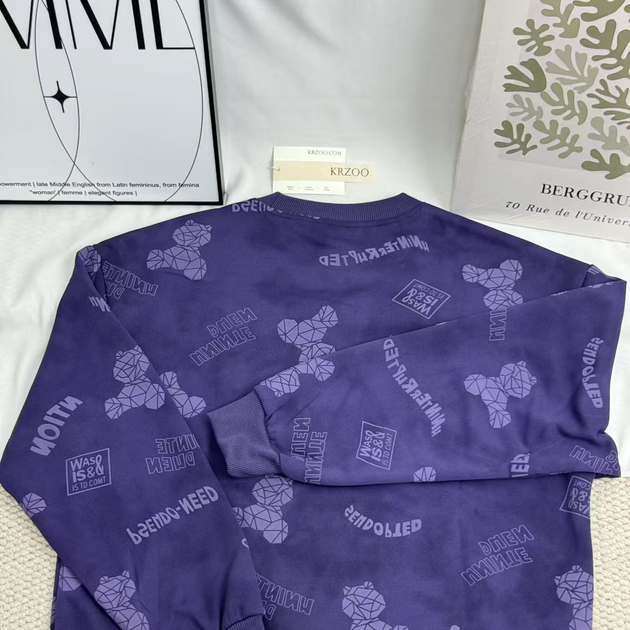 Loose-Fit Crew Neck Base Layer Top