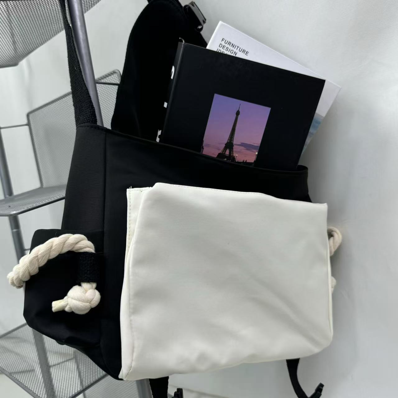 Multi-color diagonal crossbody casual shoulder bag
