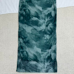Casual High-Waisted Mesh Slit Skirt