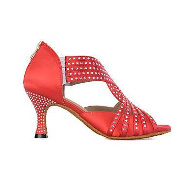 Women's Latin Shoes 7.5cm/8.5cm Heels Salsa Shoes Ballroom Dance Shoes/Latin Shoes