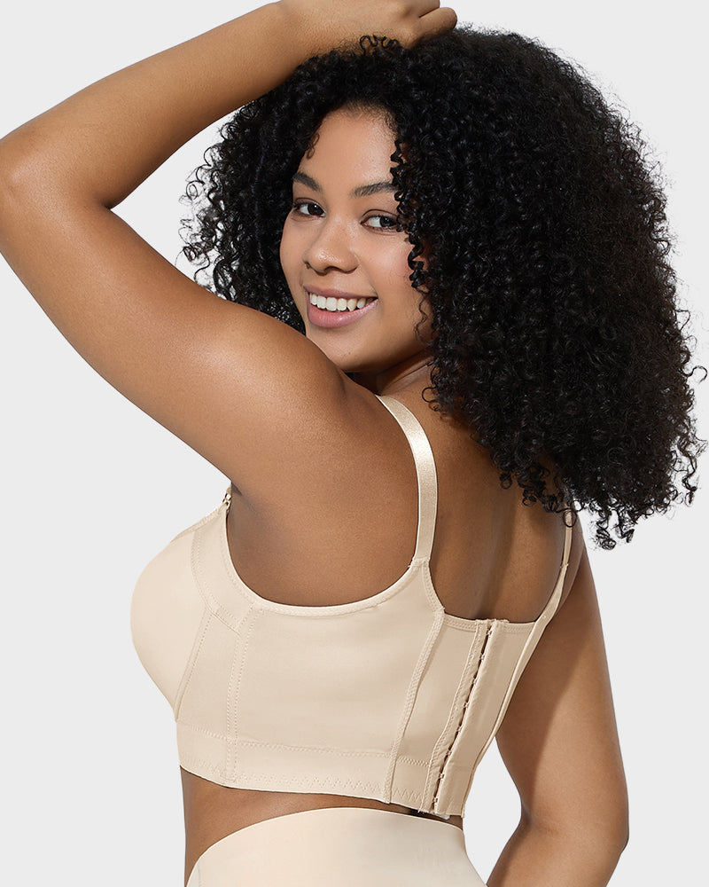 Push Up Longline Smoothing Bra