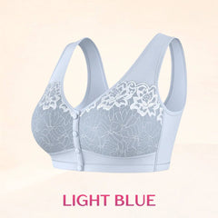 Front Closure Breathable Bra for Seniors