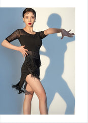 Women's Long Sleeves Latin Dance Tops Dance Wear Training Performance Dance