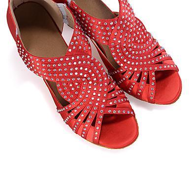 Women's Latin Shoes 7.5cm/8.5cm Heels Salsa Shoes Ballroom Dance Shoes/Latin Shoes