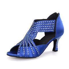 Women's Latin Shoes 7.5cm/8.5cm Heels Salsa Shoes Ballroom Dance Shoes/Latin Shoes