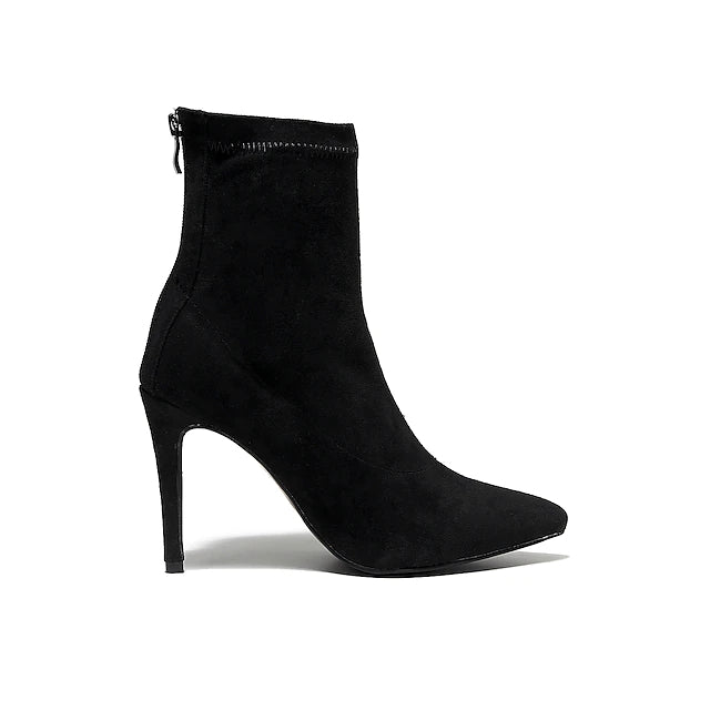 Women's Rubber Sole 11cm Slim High Heel Salsa JazDance Shoes Heels Dance Boots