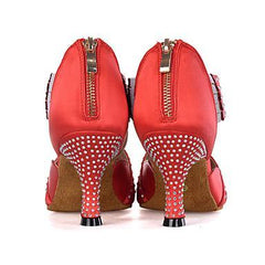 Women's Latin Shoes 7.5cm/8.5cm Heels Salsa Shoes Ballroom Dance Shoes/Latin Shoes