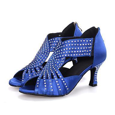 Women's Latin Shoes 7.5cm/8.5cm Heels Salsa Shoes Ballroom Dance Shoes/Latin Shoes